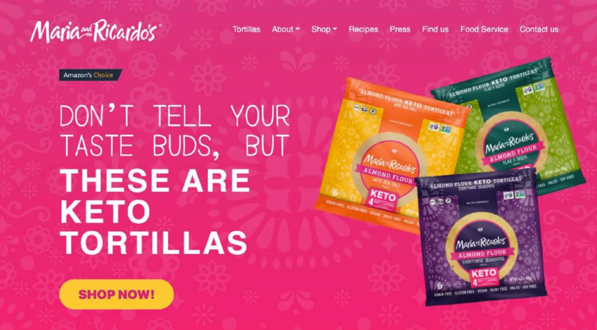 Maria and Ricardo's homepage — WordPress website on understrap with ACF